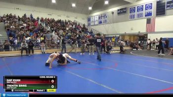 160 lbs Cons. Round 2 - Trentin Binns, Simi Valley vs Saif Khan, Simi Valley