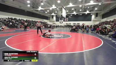 120 lbs Cons. Round 3 - Erik Quintero, Centennial vs Gavyn Alfaro, Bishop Amat