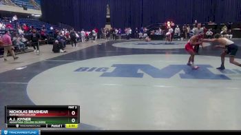 184 lbs Cons. Round 2 - Nicholas Brashear, Huntingdon College vs A.J. Joyner, Augustana College (Illinois)