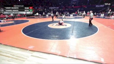 1A 150 lbs Champ. Round 1 - Gabriel Kiddoo, Westville vs Henry Hildreth, Stillman Valley