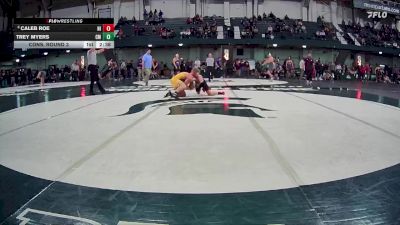 184 lbs Cons. Round 3 - Caleb Roe, Northern Illinois vs Trey Myers, Central Michigan