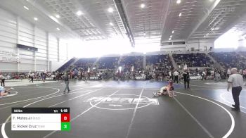 90 lbs Rr Rnd 2 - Frank Motes Jr, Gold Rush Wrestling vs Cato Rickel Cruz, Team Aggression