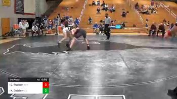 132 lbs 3rd Place - Dalton Redden, Gettysburg vs Kyle Deisley, Red Lion