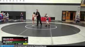 71 lbs Quarterfinals (8 Team) - Brylynn Brite, CO Blue vs Bo Courtney, Oklahoma Red