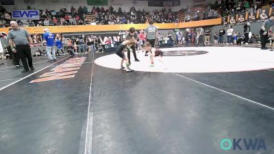 49 lbs Round Of 16 - Brylen Buckner, Weatherford Youth Wrestling vs Marcellous Allen, Madill Takedown