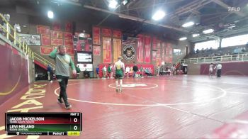 126 lbs Quarterfinal - Levi Meland, Floyd Central vs Jacob Mickelson, Terre Haute South