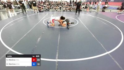 144 lbs Semifinal - Samuel Medina, Beat The Streets DC vs Ryan Martins, Beat The Streets Newark