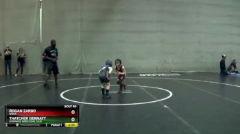 56 lbs Round 2 - Thatcher Gernatt, Gowanda Wrestling Club vs Rogan Zarbo, NWAA