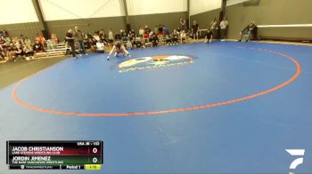 132 lbs Round 2 - Jacob Christianson, Lake Stevens Wrestling Club vs Jordin Jimenez, The Base Vancouver Wrestling