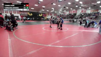 140 lbs Cons. Round 2 - Kumba Jagne, Santa Rosa Academy vs Jewelissa Esparza, El Monte
