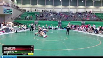 138 lbs Quarters & 1st Wb (16 Team) - Lucas McIntyre, West Forsyth vs Kieran O`Hern, North Gwinnett