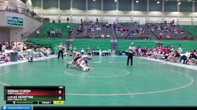 138 lbs Quarters & 1st Wb (16 Team) - Lucas McIntyre, West Forsyth vs Kieran O`Hern, North Gwinnett