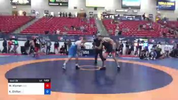 100 lbs Quarterfinal - Moshe Klyman, New York Athletic Club vs Kevin Chilton, California