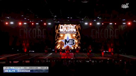 MB Elite - Diamonds [2025 L1 Youth - D2 - Medium Day 2] 2025 Encore Grand Nationals