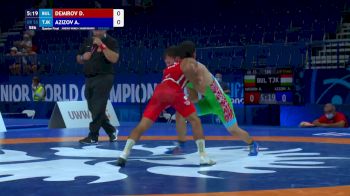 55 kg Quarterfinal - Denis Krasimirov Demirov, BUL vs Aslamdzhon Azizov, TJK