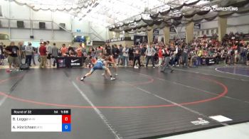 51 kg Round Of 32 - Brayden Legge, Mile High Wrestling Club vs Abraham Hinrichsen, IRTC