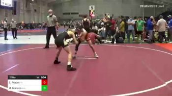 113 lbs Consi Of 8 #1 - Saoul Prado, Atc vs Mark Marum, Avalanche Wrestling