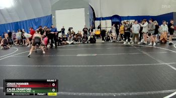 144 lbs Round 7 (8 Team) - Jonas Mannier, Jackson HS vs Caleb Crawford, Team Nauman Bethel Park