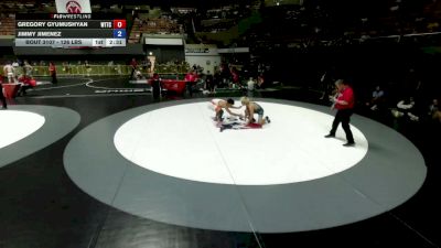 126 lbs Cons. Rd Of 16 - Gregory Gyumushyan, World Team Training Center vs Jimmy Jimenez