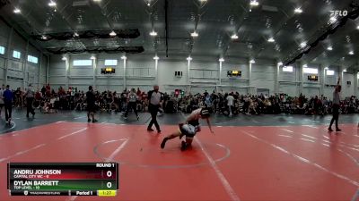 113 lbs Round 1 (6 Team) - Dylan Barrett, Top Level vs Andru Johnson, Capital City WC