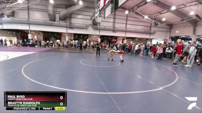 95 lbs Cons. Round 1 - Paul Byrd, Legacy Wrestling Club vs Braxtyn Randolph, Texas Elite Wrestling Club
