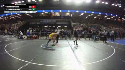 150 2A Cons. Round 3 - Cameron Popeck, Lyman vs Wyatt Nevling, Charlotte Hs