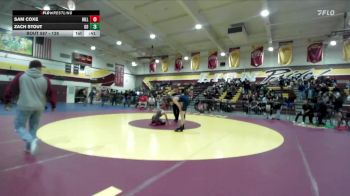 138 lbs Cons. Round 4 - Zach Stout, Great Oak vs Sam Coxe, Hillcrest