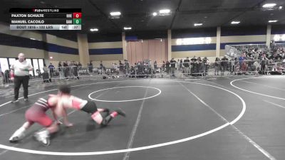 102 lbs Consi Of 16 #1 - Paxton Schulte, Riverside Rascal vs Manuel Cacoilo, Daniel Cormier Wr Ac