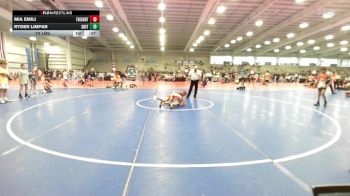 70 lbs Round Of 32 - Mia Emili, The Hunt Wrestling Club Black vs Ryder Limpar, Grit Mat Club Blue