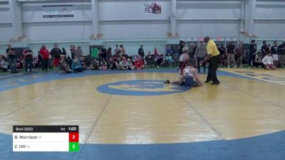 139-E lbs Round Of 16 - Bryce Morrison, MI vs Zachary Hill, PA