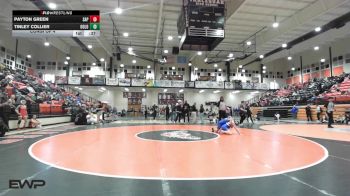 89 lbs Consi Of 4 - Payton Green, Sapulpa High School Girls vs Tinley Collier, Oologah