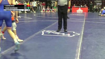 1A-126 lbs Cons. Round 4 - Kash Koopmans, West Sioux, Hawarden vs Cason Fitch, Colfax-Mingo