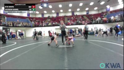 52 lbs Consi Of 16 #2 - Kye White, Smith Wrestling Academy vs Jackson Daniel, SEO Wrestling Club