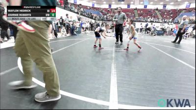 54 lbs Rr Rnd 2 - Jo Thigpen, Choctaw Ironman Youth Wrestling vs Rylee Reece, Bridge Creek Youth Wrestling