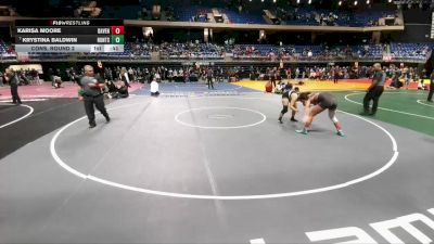 5A 152 lbs Cons. Round 2 - Krystina Baldwin, Huntsville vs Karisa Moore, Comal Davenport