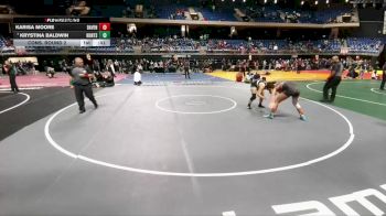 5A 152 lbs Cons. Round 2 - Krystina Baldwin, Huntsville vs Karisa Moore, Comal Davenport