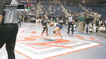8A - 120 lbs Semifinal - Lisa-Jean Foley, Millbrook vs Brooke Jackson, Mallard Creek High School