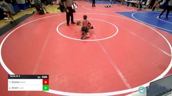 49 lbs Consi Of 4 - Tate Sheley, Barnsdall Youth Wrestling vs Jace Shell, R.A.W.