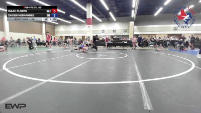 106 lbs Consi Of 8 #1 - Isaac Flores, Haltom High School Wrestling vs Zaiden Hernandez, ONE Wrestling Academy