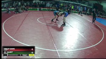 130 lbs Champ. Round 1 - Ry Talbot, Nevada vs Finley Davis, Idaho