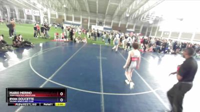 132 lbs Quarterfinal - Mario Merino, Team Prestige Wrestling vs Ryan Doucette, Talons Wrestling Club