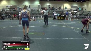 108 lbs Quarterfinal - DeMarco Kates, Team Gotcha vs Matt Jeffrey, MAJ