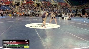 148 lbs Semis & 1st Wrestleback - Emerson Faleide, E1-Central Cass vs Paige Baumgartner, W2-Bismarck