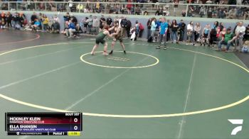 120 lbs Round 2 - McKinley Klein, Marathon Wrestling Club vs Ella Shangin, Soldotna Whalers Wrestling Club