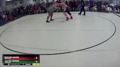 288 lbs Semifinal - Kolten Simons, Nebraska vs Daylon Adams, Nebraska