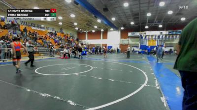 120 lbs Cons. Round 3 - Anthony Ramirez, Paramount vs Ethan Gereige, Westlake