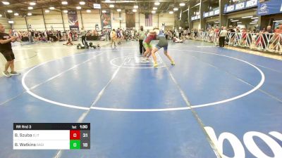 220 lbs Rr Rnd 3 - Benjamin Szuba, Elite NJ HSB Black vs Bryce Watkins, Ragin Raisins Niagara