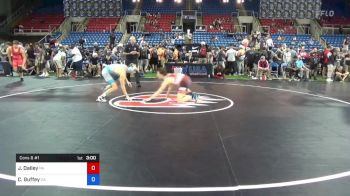 160 lbs Cons 8 #1 - Jake Dailey, Pennsylvania vs Collin Guffey, California