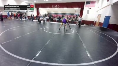 175 lbs Cons. Round 5 - Hunter Cudmore, Campbell County vs Nikoah Sorenson, Greybull/Riverside