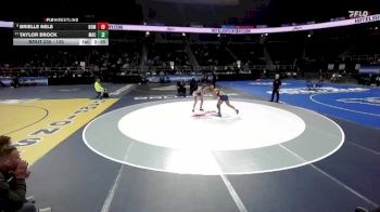 132 lbs Cons. Round 2 - Taylor Brock, MacArthur-8 vs Brielle Nels, Homer-3